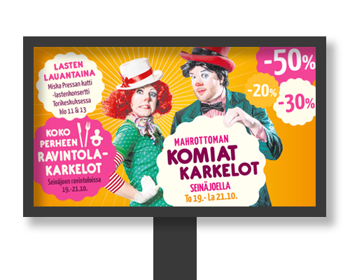 Komiat Karkelot 2017 screenit | KOKO-Markkinointi